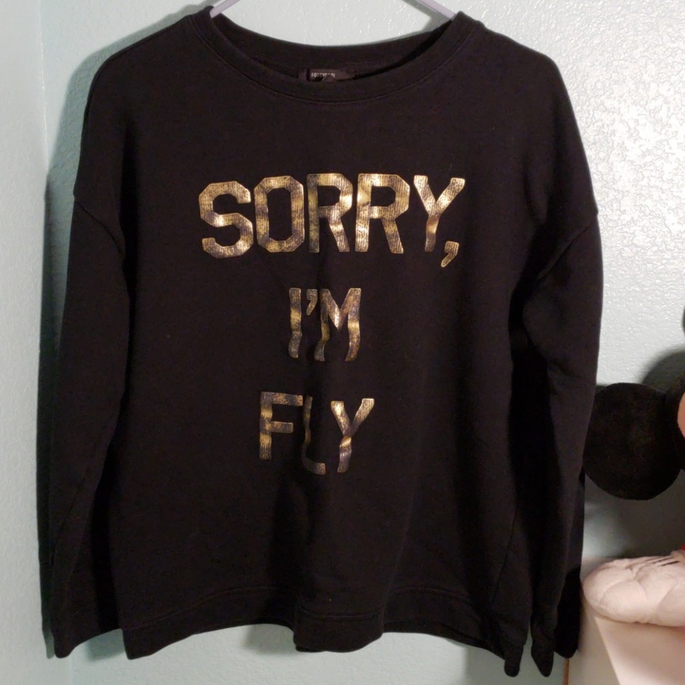 Sorry I'm Fly crew neck